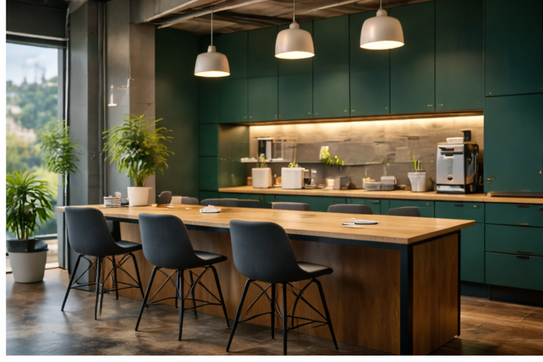 Services workspace kitchenette